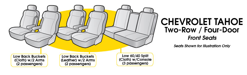 4 Door Tahoe Seating