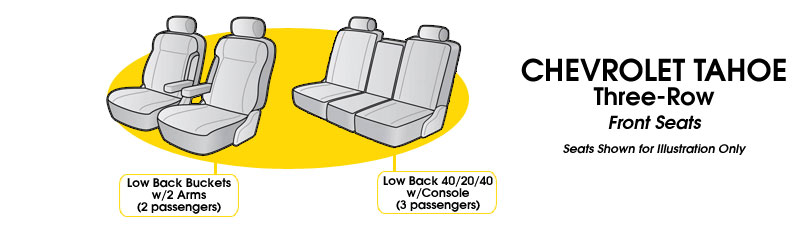 3 Row Tahoe Seating