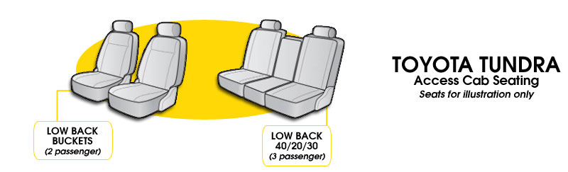 Tundra Access Cab SR5 Seating