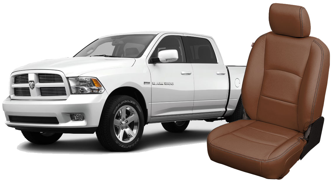 Reupholster your 2013 - 2017 Ram Crew Cab seats with Katzkin Leather