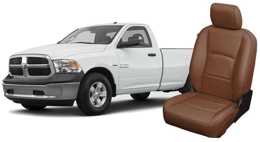 Reupholster your 2013-2017 Ram Regular Cab seats with Katzkin Leather