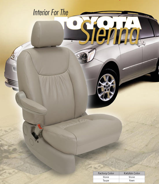 Toyota sienna leather seat cover installation