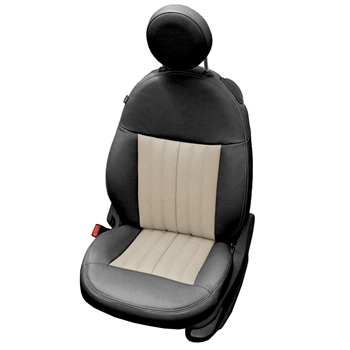 ZHOUSHENGLEE Leather Car Seat Covers For FIAT 500 Punto Palio