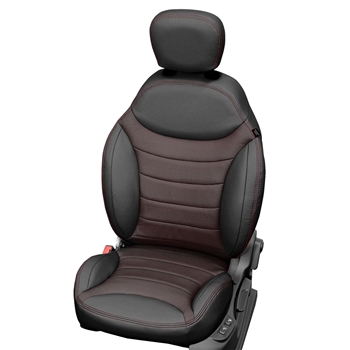 Fiat 500 L Easy Sedan Katzkin Leather Seats (with rear center armrest ...