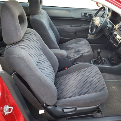 Honda Civic Coupe SI Katzkin Leather Seats, 1999, 2000 | AutoSeatSkins.com